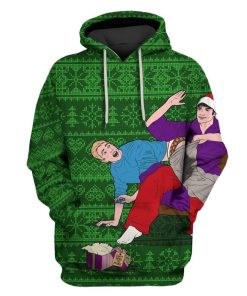 Custom T-shirt - Hoodies ugly christmas naughty Apparel HD-GH20670 3D Custom Fleece Hoodies Hoodie S 