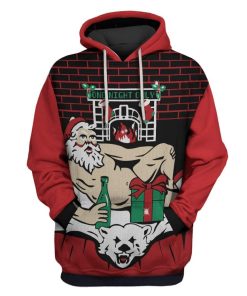 Custom T-shirt - Hoodies Ugly Christmas One Night Only Apparel HD-GH20659 3D Custom Fleece Hoodies Hoodie S 