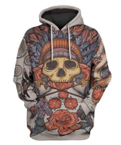 Custom T-shirt - Hoodies Wild West Tatoo Apparel HD-GH20762 3D Custom Fleece Hoodies Hoodie S
