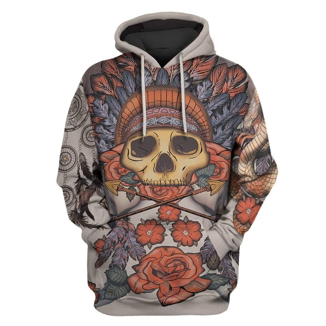 Gearhumans Custom T-shirt - Hoodies Wild West Tatoo Apparel 1 Custom T-shirt - Hoodies Wild West Tatoo Apparel HD-GH20762 3D Custom Fleece Hoodies Hoodie S