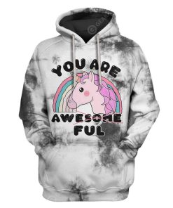Custom T-shirt - Hoodies You Are Awesome Or Awful HD-GH21044 3D Custom Fleece Hoodies Hoodie S 