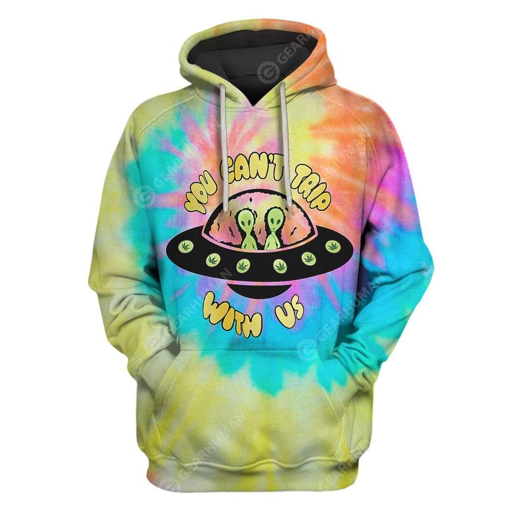 Gearhumans Custom T-shirt - Hoodies You Can't Trip With Us 1 Custom T-shirt - Hoodies You Can't Trip With Us HD-GH21040 3D Custom Fleece Hoodies Hoodie S