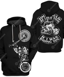 Custom T-shirt - Hoodies You would be loud too HD-GH21094 3D Custom Fleece Hoodies 