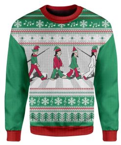 Custom T-shirt - Long Sleeves Ugly Christmas Christmas Sweater Jumper HD-GH20654 Ugly Christmas Sweater 