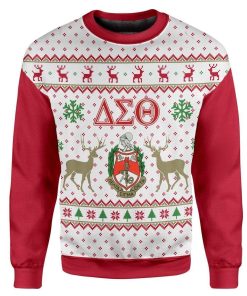 Custom T-shirt - Long Sleeves Ugly Christmas Delta Sigma Theta Christmas Sweater Jumper HD-GH20661 Ugly Christmas Sweater 