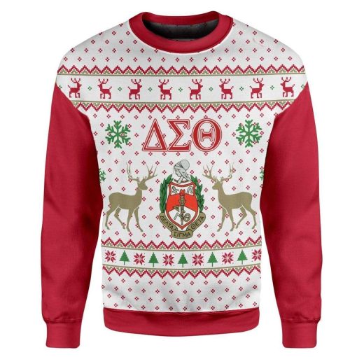 Gearhumans Custom T-shirt - Long Sleeves Ugly Christmas Delta Sigma Theta Christmas Sweater Jumper 5 Custom T-shirt - Long Sleeves Ugly Christmas Delta Sigma Theta Christmas Sweater Jumper HD-GH20661 Ugly Christmas Sweater