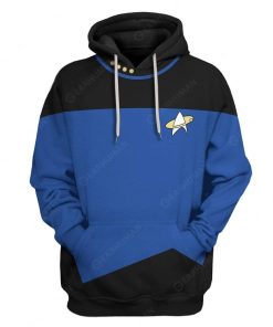 Custom The Next Generation Blue T-shirt - Hoodies - Sweater HD-GH110522 3D Custom Fleece Hoodies Hoodie S 