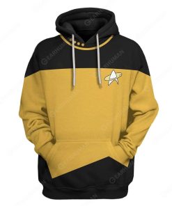 Custom The Next Generation Yellow T-shirt - Hoodies - Sweater HD-GH110524 3D Custom Fleece Hoodies Hoodie S 