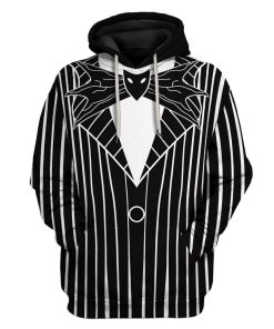 Custom The Nightmare Before Christmas Apparel HD-AT07101978 3D Custom Fleece Hoodies Hoodie S 
