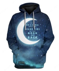 Custom This Grandma Loves Her Grand Kids Apparel HD-GH1681918 3D Custom Fleece Hoodies Hoodie S 