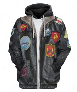 Custom Top Gun Men's Jet Fighter Apparel HD-GH20580 3D Custom Fleece Hoodies Hoodie S 