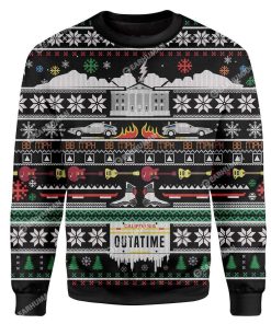 Custom Ugly Back To The Future Christmas Sweater Jumper HD-TA31101905 Ugly Christmas Sweater