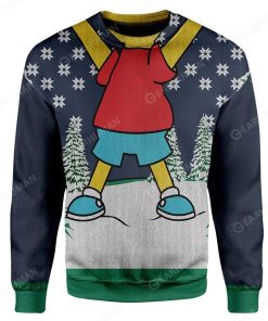 Custom Ugly Bart Simpsons Christmas Sweater Jumper HD-TA18101908 Ugly Christmas Sweater 