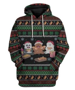 Custom Ugly Bear Apparel HD-TA29101905 3D Custom Fleece Hoodies Hoodie S 