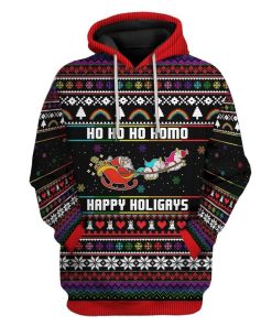 Custom Ugly Christmas Apparel HD-DT21101907 3D Custom Fleece Hoodies Hoodie S 