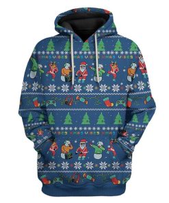 Custom Ugly Christmas Apparel HD-TA01111911 3D Custom Fleece Hoodies Hoodie S 