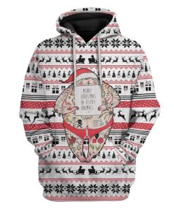 Custom Ugly Christmas Apparel HD-TA31101910 3D Custom Fleece Hoodies Hoodie S 