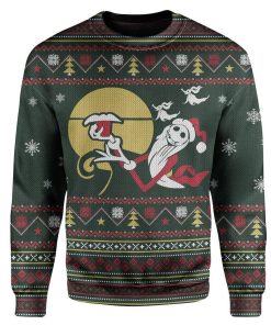 Custom Ugly Christmas Ghost Sweater Jumper HD-TT19101907 Ugly Christmas Sweater Long Sleeve S 