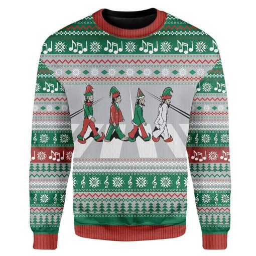 Custom Ugly Christmas Road Sweater Jumper HD-DT25101903 Ugly Christmas Sweater Long Sleeve S