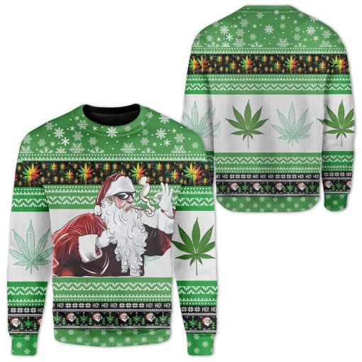 Custom Ugly Christmas Santa Sweater Jumper HD-AT25101905 Ugly Christmas Sweater