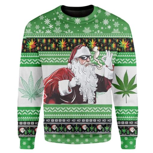 Custom Ugly Christmas Santa Sweater Jumper HD-AT25101905 Ugly Christmas Sweater Long Sleeve S