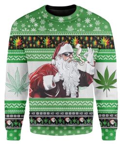 Custom Ugly Christmas Santa Sweater Jumper HD-AT25101905 Ugly Christmas Sweater Long Sleeve S 