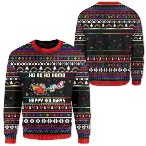 Custom Ugly Christmas Santa Sweater Jumper HD-DT21101907 Ugly Christmas Sweater
