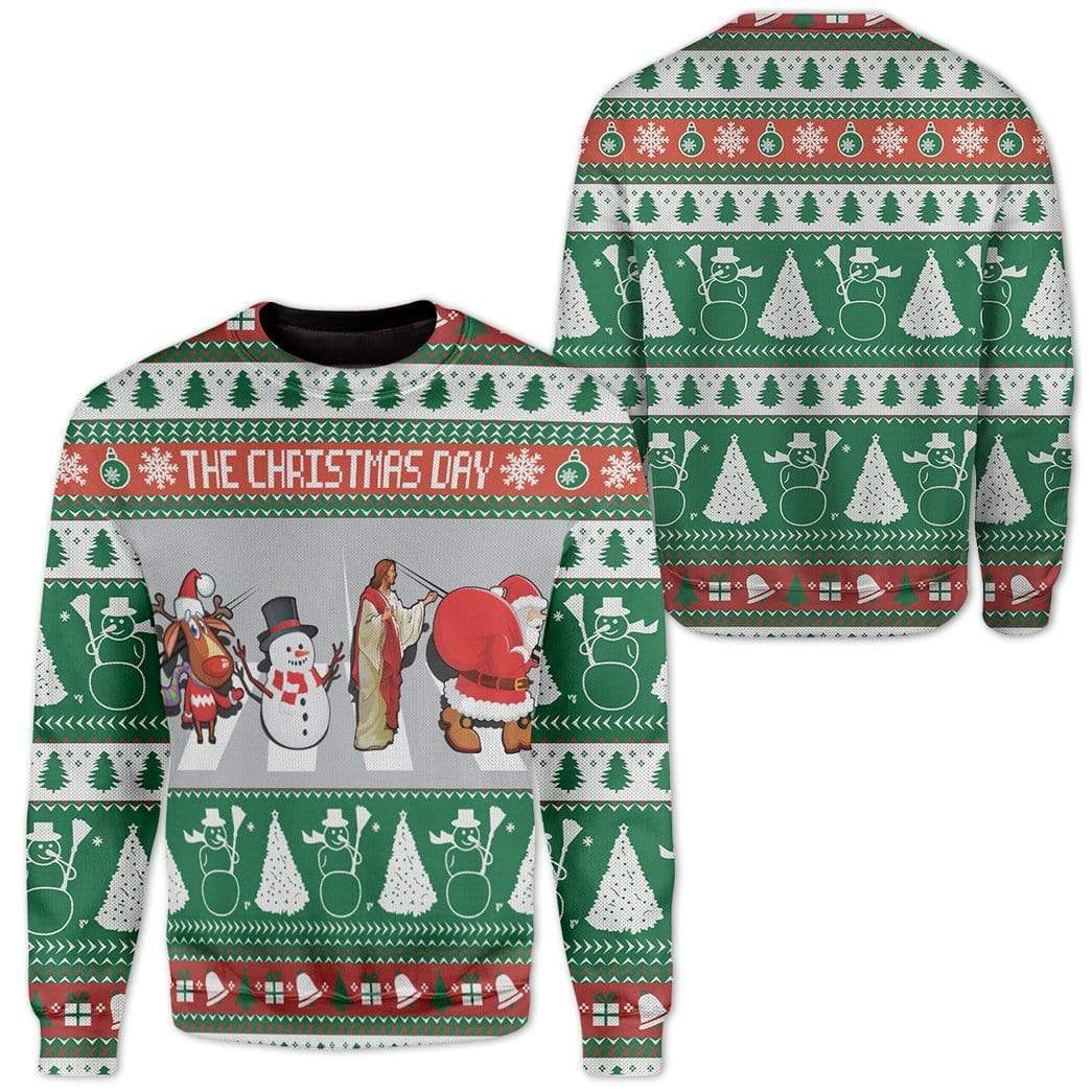 Gearhumans Custom Ugly Christmas Sweater Jumper 4 Custom Ugly Christmas Sweater Jumper HD-AT31101903 Ugly Christmas Sweater