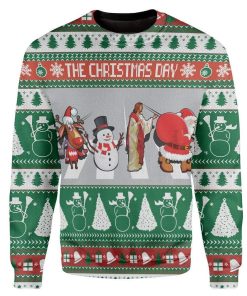 Custom Ugly Christmas Sweater Jumper HD-AT31101903 Ugly Christmas Sweater Long Sleeve S 