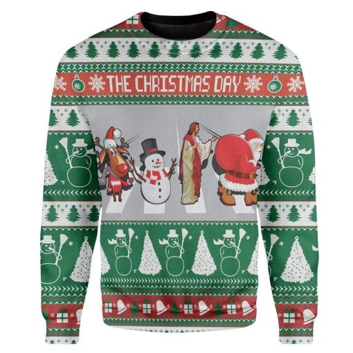 Gearhumans Custom Ugly Christmas Sweater Jumper 7 Custom Ugly Christmas Sweater Jumper HD-AT31101903 Ugly Christmas Sweater Long Sleeve S