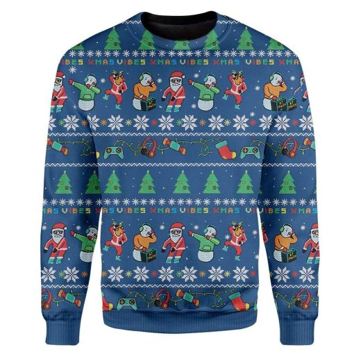 Custom Ugly Christmas Sweater Jumper HD-TA01111911 Ugly Christmas Sweater Long Sleeve S