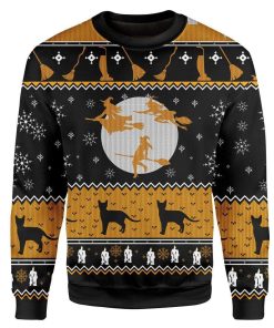 Custom Ugly Christmas Witch Sweater Jumper HD-TT24101903 Ugly Christmas Sweater Long Sleeve S 