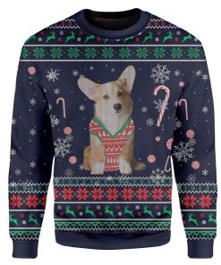 Custom Ugly Corgi Christmas Sweater Jumper HD-TA24101910 Ugly Christmas Sweater 