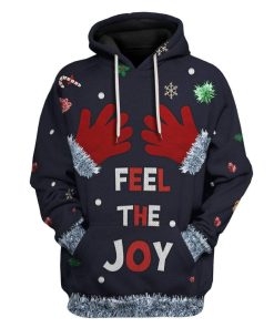 Custom Ugly Feel The Joy Apparel HD-TT25101907 3D Custom Fleece Hoodies Hoodie S 
