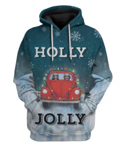 Custom Ugly Holly Jolly Apparel HD-TT30101913 3D Custom Fleece Hoodies Hoodie S 