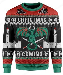 Custom Ugly Is Coming Christmas Sweater Jumper HD-TT24101902 Ugly Christmas Sweater 