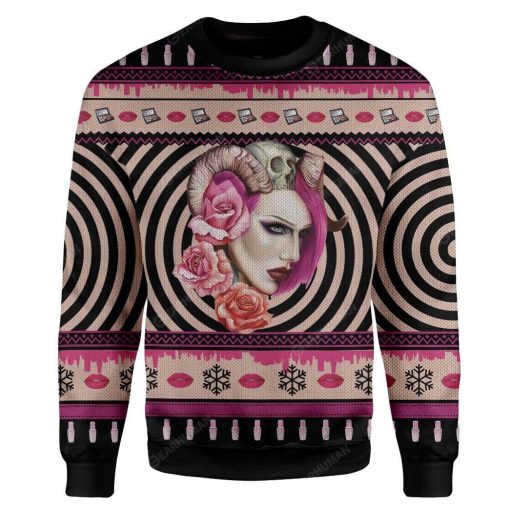 Gearhumans Custom Ugly Jeffree Christmas Sweater Jumper 4 Custom Ugly Jeffree Christmas Sweater Jumper HD-TA02111903 Ugly Christmas Sweater
