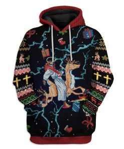 Custom Ugly Jesus Apparel HD-AT01111905 3D Custom Fleece Hoodies Hoodie S 