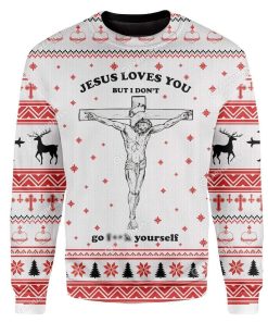 Custom Ugly Jesus Christmas Sweater Jumper HD-AT04111903 Ugly Christmas Sweater 