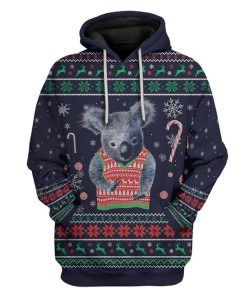 Custom Ugly Koala Apparel HD-TA24101909 3D Custom Fleece Hoodies Hoodie S