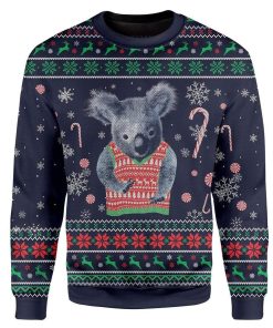 Custom Ugly Koala Christmas Sweater Jumper HD-TA24101909 Ugly Christmas Sweater