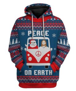 Custom Ugly Peace On Earth Apparel HD-TA21101903 3D Custom Fleece Hoodies Hoodie S 