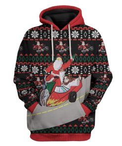 Custom Ugly Santa And Jesus Apparel HD-AT01111907 3D Custom Fleece Hoodies Hoodie S