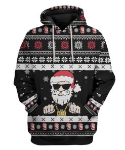 Custom Ugly Santa Apparel HD-AT30101904 3D Custom Fleece Hoodies Hoodie S 
