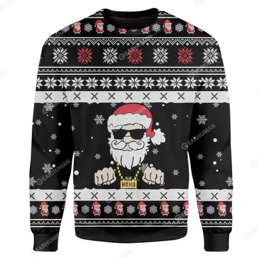 Custom Ugly Santa Christmas Sweater Jumper HD-AT30101904 Ugly Christmas Sweater