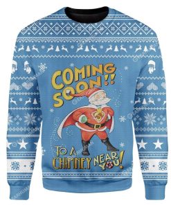 Custom Ugly Santa Christmas Sweater Jumper HD-TA30101916 Ugly Christmas Sweater 