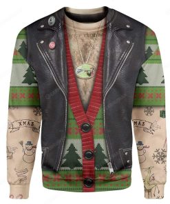 Custom Ugly Santa Drives A Motorbike Christmas Sweater Jumper HD-TT1991905 Ugly Christmas Sweater 