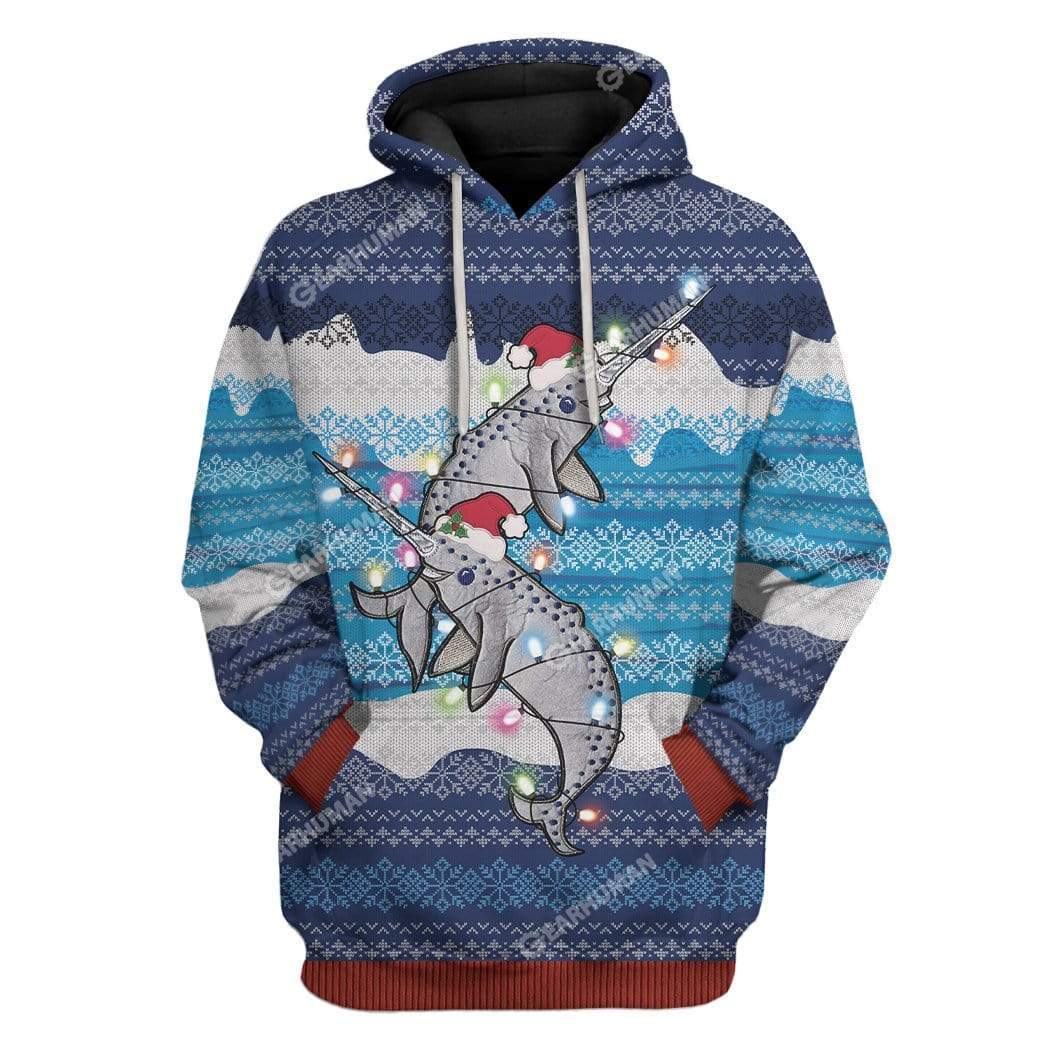 Gearhumans Custom Ugly Sea Creatures Apparel 1 Custom Ugly Sea Creatures Apparel HD-TT01111904 3D Custom Fleece Hoodies Hoodie S