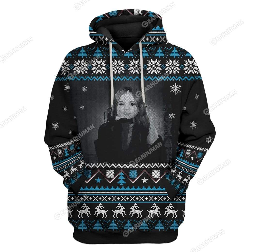 Gearhumans Custom Ugly Selena Apparel 1 Custom Ugly Selena Apparel HD-AT28101904 3D Custom Fleece Hoodies Hoodie S