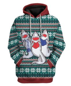 Custom Ugly Shark Apparel HD-TT01111902 3D Custom Fleece Hoodies Hoodie S 